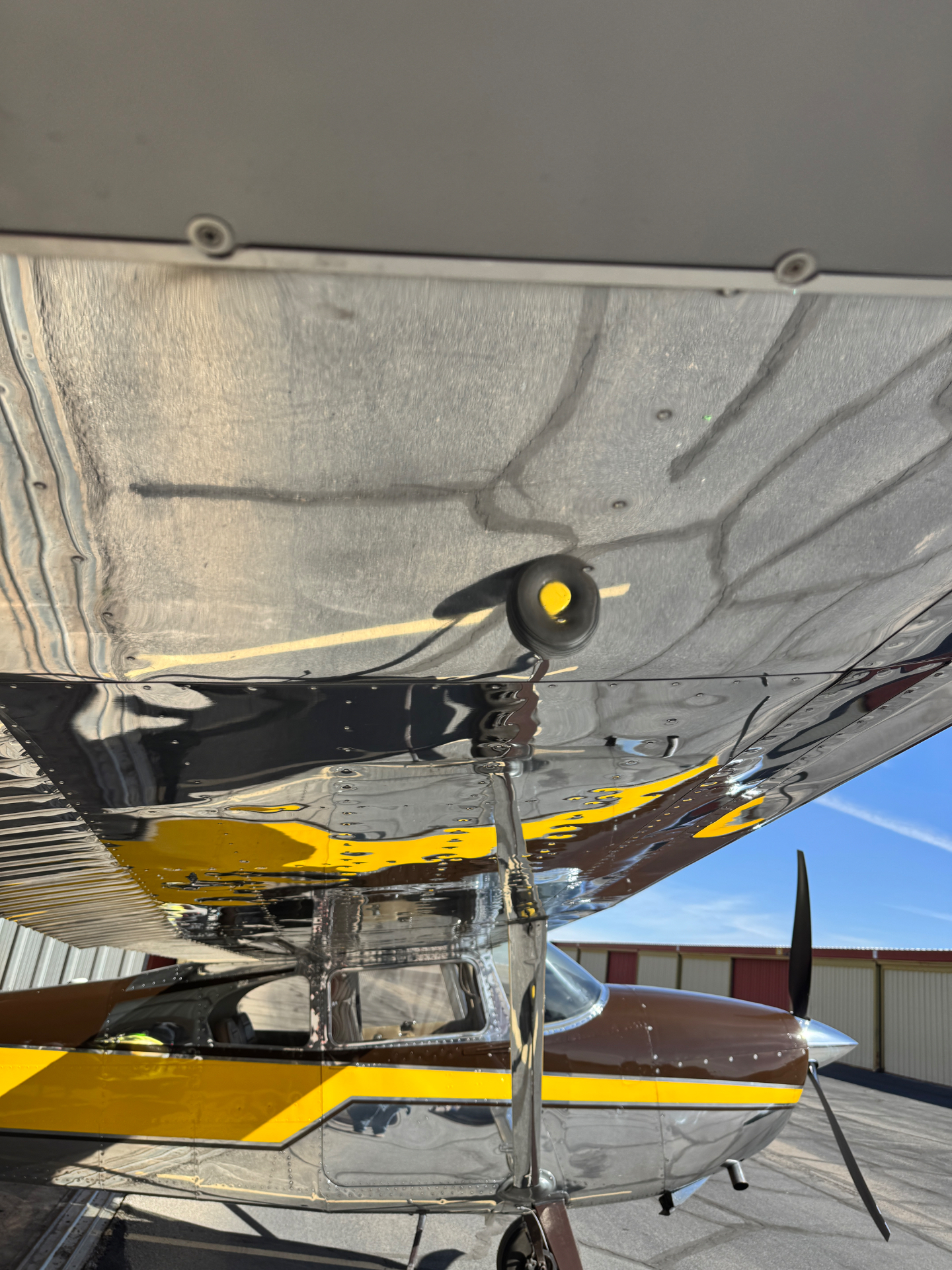 Cessna 180 — Full Aluminum Polish