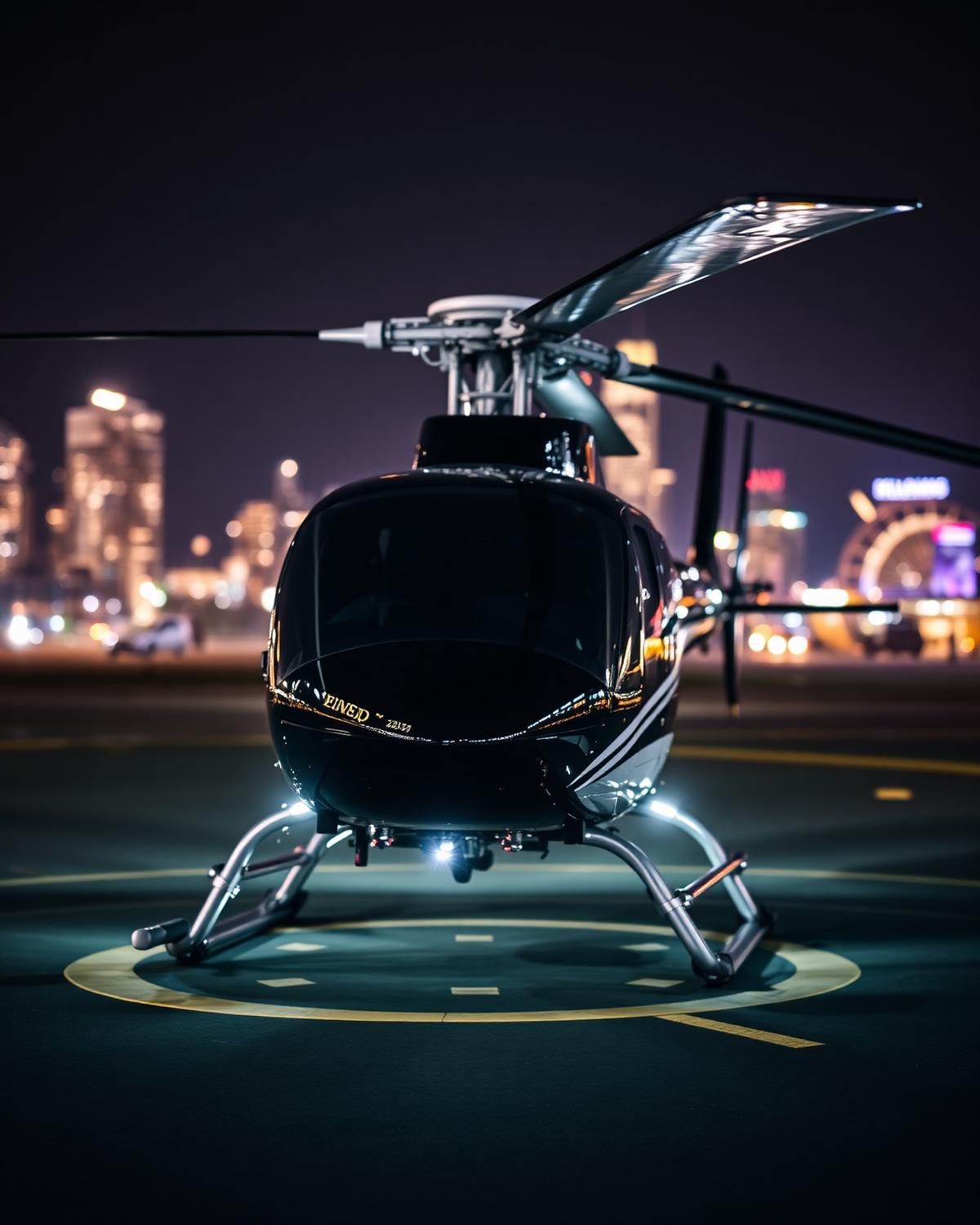 Bell 407 — Night Detail